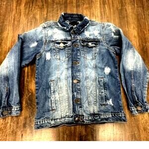 X-RAY‎ JEAN JACKET BOYS, L, Grunge, Streetwear, Cool, Distressed